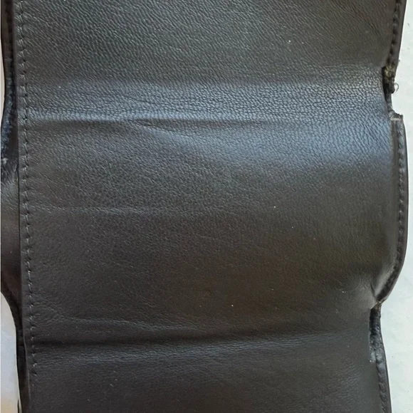 Balenciaga Hourglass Mini Black Calfskin Wallet with Gold Logo - Picture 13 of 15